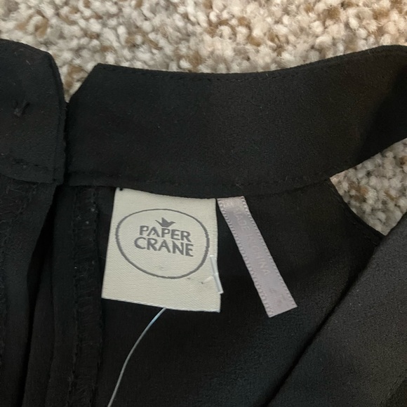 Paper Crane black dressy top - Picture 7 of 8